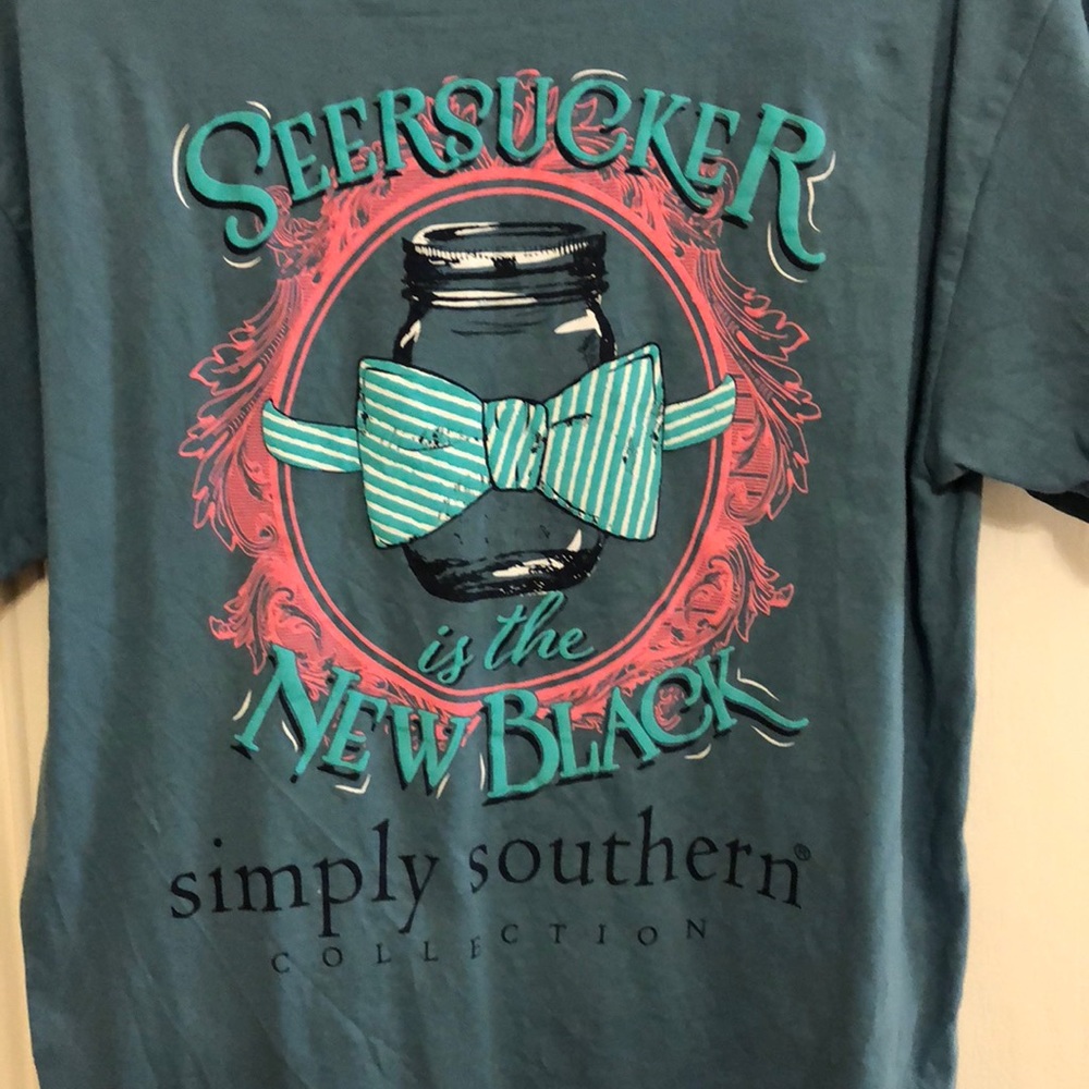 Simply southern teal t shirt